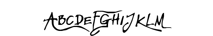 Anarchistic Font UPPERCASE