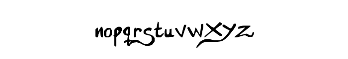 Anarchistic Font LOWERCASE