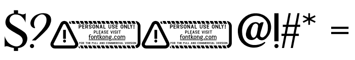 Anarcopy PERSONAL USE ONLY! Font OTHER CHARS