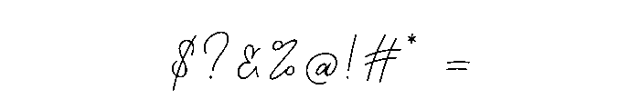 Anastacia Font OTHER CHARS