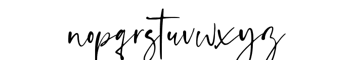 Anastacy Font LOWERCASE