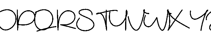 Anatasya Font UPPERCASE