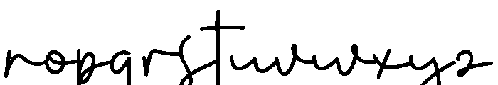 Anatasya Font LOWERCASE