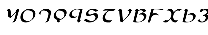 Anayanka Italic Font LOWERCASE