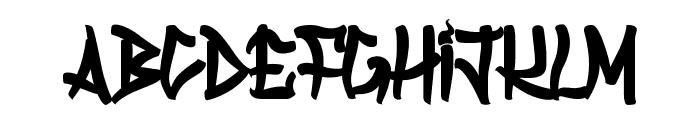 Ancestral Katana Sword Font UPPERCASE