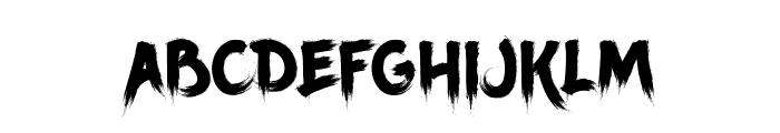 Ancherr Personal Use Font LOWERCASE