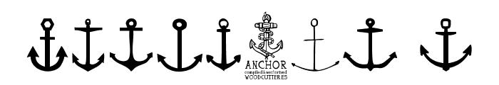 Anchor Font OTHER CHARS