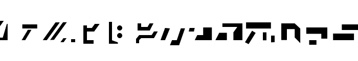 Ancient Autobot Font UPPERCASE