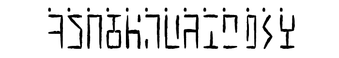 Ancient G Written Font UPPERCASE