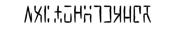 Ancient G Written Font LOWERCASE