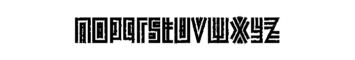 Ancient Totem Font LOWERCASE