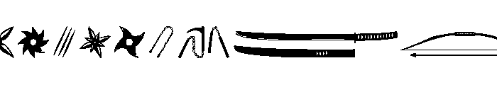 Ancient Weapons Font UPPERCASE