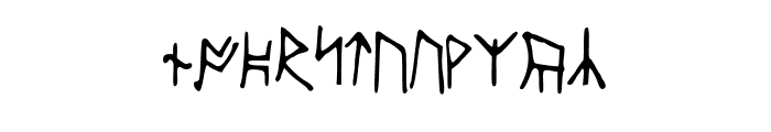 AncientRunes Font UPPERCASE
