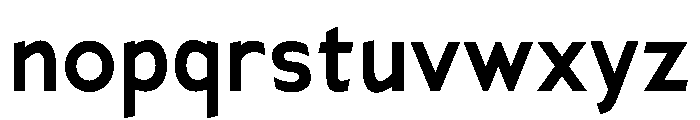 Ancillary-Bold Font LOWERCASE