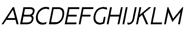 Ancillary-Italic Font UPPERCASE