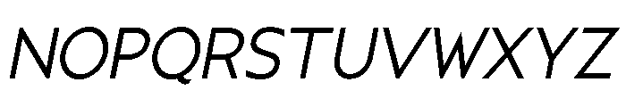Ancillary-Italic Font UPPERCASE
