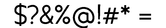 Ancillary-Regular Font OTHER CHARS