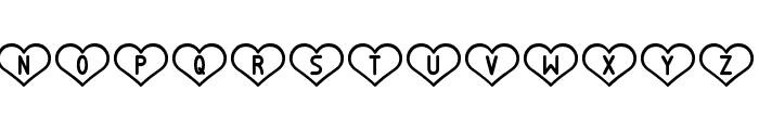And Love st Font UPPERCASE