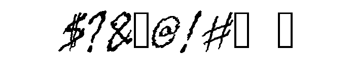 And The Door Creeeaked Regular Font OTHER CHARS