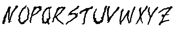 And The Door Creeeaked Regular Font LOWERCASE