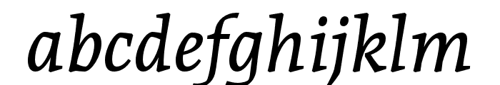 Andada Italic Font LOWERCASE