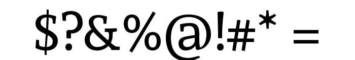 Andada Font OTHER CHARS