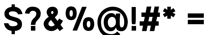 Andala Bold Font OTHER CHARS