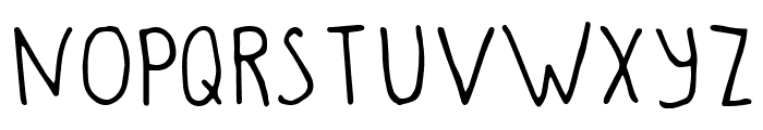 Andari Hand Writing Font UPPERCASE