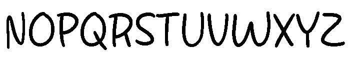 Andelion Script Font UPPERCASE