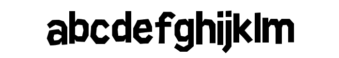 Ander Hedge Regular Font LOWERCASE