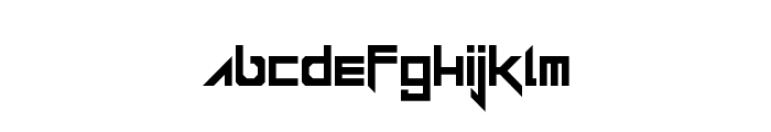 Andermo Regular Font LOWERCASE