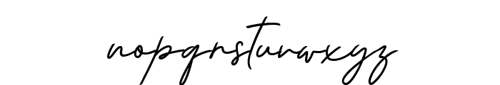 Andiela Sathony Script Font LOWERCASE