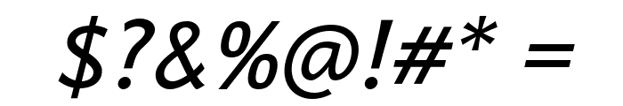 Andika New Basic Italic Font OTHER CHARS