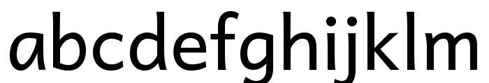 Andika Regular Font LOWERCASE