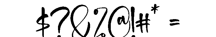 Andita Font OTHER CHARS
