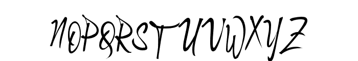 Andragogy Signature Font UPPERCASE
