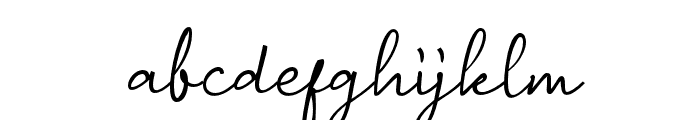 Andragogy Signature Font LOWERCASE