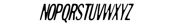 Andreas Sans Cnd Oblique Font UPPERCASE