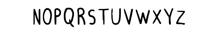 Andreia_handwrite Regular Font UPPERCASE