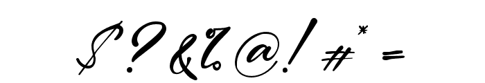 AndrewScript Font OTHER CHARS