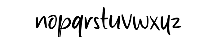 Andria Signature Font LOWERCASE