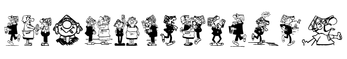 Andy Capp Font UPPERCASE