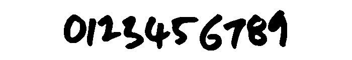 AndyFont Font OTHER CHARS