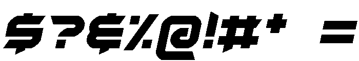 Angas Bold Italic Font OTHER CHARS