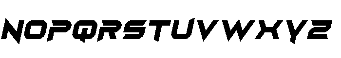 Angas Bold Italic Font LOWERCASE