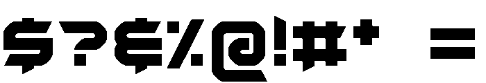 Angas Bold Font OTHER CHARS