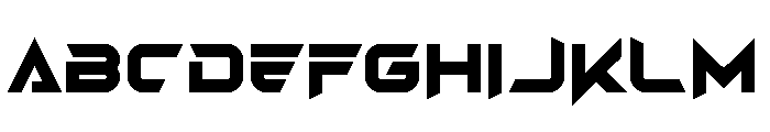 Angas Bold Font UPPERCASE