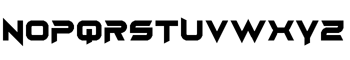 Angas Bold Font UPPERCASE