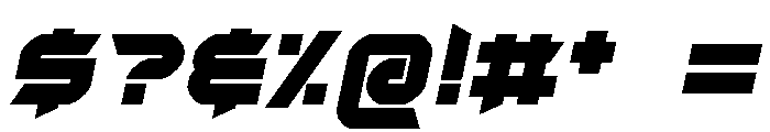 Angas Ultra Italic Font OTHER CHARS