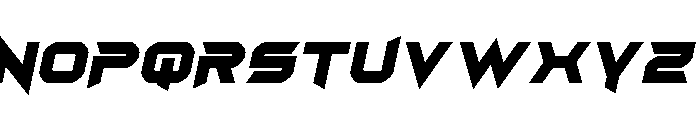 Angas Ultra Italic Font LOWERCASE